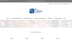 Desktop Screenshot of djlabelsupply.com